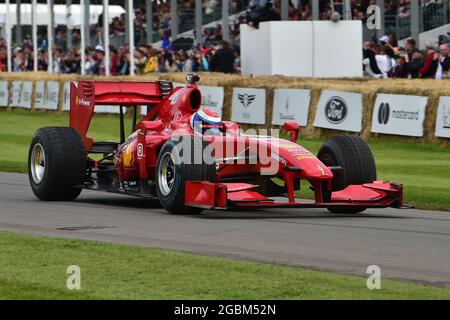 Marc Gene, Ferrari F60, Grand Prix Greats, les Maestros - les grands All-coopers de Motorsport, Goodwood Festival of Speed, Goodwood House, Chichester, Wes Banque D'Images