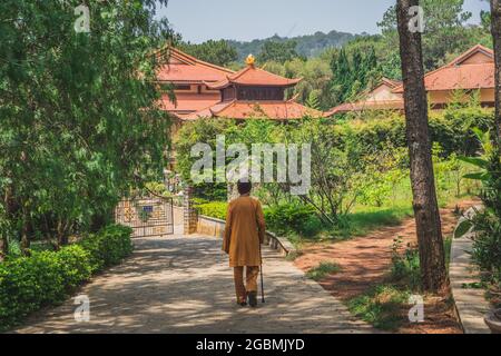 Temple Truc Lam est un temple bouddhiste Zen et un monastère dans la ville de Dalat au Vietnam Banque D'Images