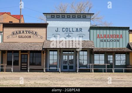 Géographie / Voyage, Etats-Unis, Kansas, Dodge City, Boat Hill, Musée en plein air, Dodge City, Kansas, DROITS-SUPPLÉMENTAIRES-AUTORISATION-INFO-NON-DISPONIBLE Banque D'Images