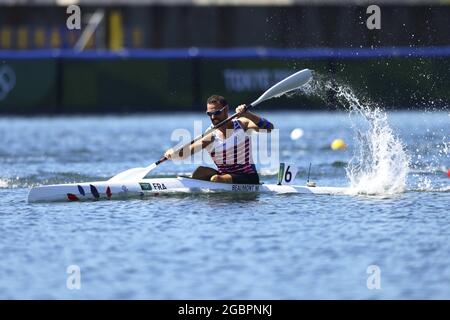 Maxime BEAUMONT lors des Jeux Olympiques Tokyo 2020, Canoe Sprint le 5 août 2021 à la voie navigable Sea Forest à Tokyo, Japon - photo Ann-Dee Lamour / CDP MEDIA / DPPI Banque D'Images