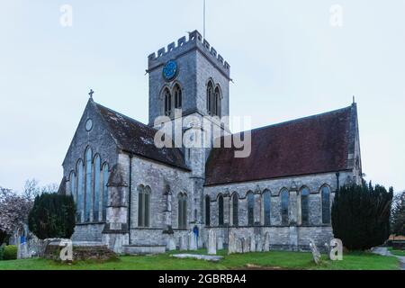 Angleterre, Hampshire, New Forest, Ringwood, église paroissiale de St.Peter et St.Paul Banque D'Images