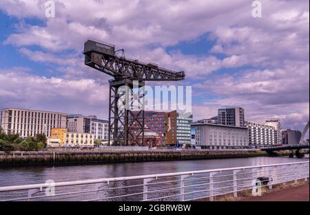 La grue Finnieston ou la grue Stobcross est une grue en porte-à-faux géante désutilisée sur le clyde à Glasgow, Banque D'Images