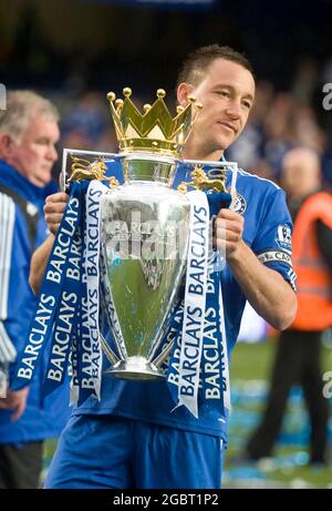 Chelsea v Wigan Chelsea a fait la célébrité du titre John Terry et de ses enfants photo de Gavin Rodgers/ Pixel 07917221968 Banque D'Images