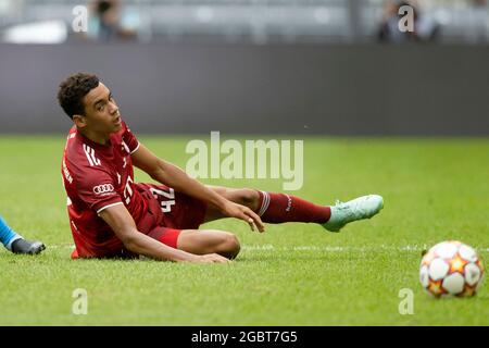 Muenchen, ALLIANZARENA, Allemagne. 31 juillet 2021. Jamal MUSIALA (# 42, M). Football, FC Bayern Munich (M) - SSC Napoli (NEA), match préparatoire pour la saison 2021-2022, le 31 juillet 2021 à Muenchen, ALLIANZARENA, Allemagne. € Credit: dpa/Alamy Live News Banque D'Images