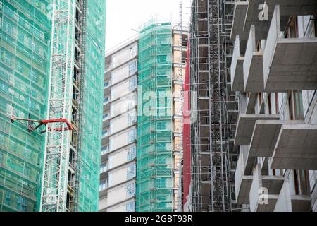 Résidence multifamiliale Bliska Wola à Varsovie, Pologne. 21 mai 2021 © Wojciech Strozyk / Alamy stock photo *** Légende locale *** Banque D'Images