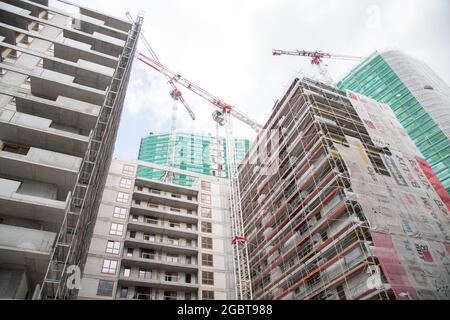 Résidence multifamiliale Bliska Wola à Varsovie, Pologne. 21 mai 2021 © Wojciech Strozyk / Alamy stock photo *** Légende locale *** Banque D'Images