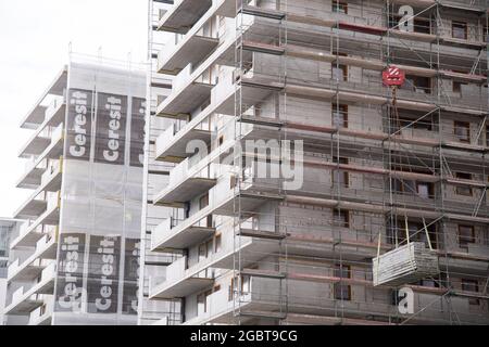 Résidence multifamiliale Bliska Wola à Varsovie, Pologne. 21 mai 2021 © Wojciech Strozyk / Alamy stock photo *** Légende locale *** Banque D'Images