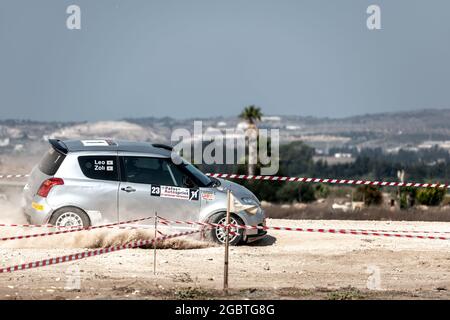 Mandria, Paphos District, Chypre - 11 novembre 2018 : Suzuki Swift Sport Mk4 au Paphos Auto Rally Sprint Banque D'Images