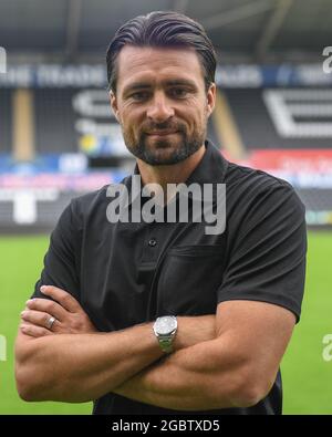 Swansea City dévoile Russell Martin comme nouvel entraîneur-chef au Liberty Stadium, à Swansea, Royaume-Uni, le 8/5/2021. (Photo de Mike Jones/News Images/Sipa USA) Banque D'Images