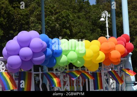 Fête de la fierté gay Banque D'Images