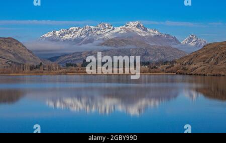 Lake Hayes Queenstown South Island Nouvelle-Zélande Banque D'Images