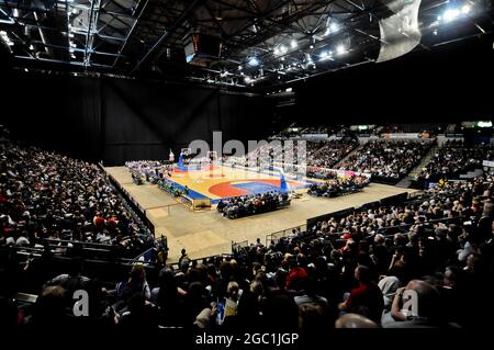 The Harlem Globetrotters Entertaining Sheffield Arena, Sheffield Banque D'Images