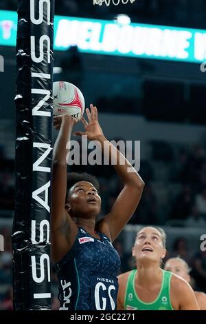 MELBOURNE, AUSTRALIE - 01 MAI : Mwai Kumwenda, du Melbourne Vixens, prend une photo lors du Suncorp Super Netball, lors d'un match entre Melbourne Vixens et West Coast Fever, le 01 mai 2021, au John Cain Arena de Melbourne, en Australie. . Crédit : Mikko Robles/Speed Media/Alay Live News Banque D'Images