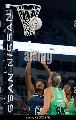 MELBOURNE, AUSTRALIE - 01 MAI : Mwai Kumwenda, du Melbourne Vixens, prend une photo lors du Suncorp Super Netball, lors d'un match entre Melbourne Vixens et West Coast Fever, le 01 mai 2021, au John Cain Arena de Melbourne, en Australie. . Crédit : Mikko Robles/Speed Media/Alay Live News Banque D'Images