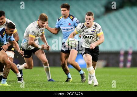 SYDNEY, AUSTRALIE - 14 MAI : les attaques de Luke Campbell des Hurricanes au cours de la première partie du match Super Rugby Trans Tasman entre les Waratahs de Nouvelle-Galles du Sud et les Hurricanes au Sydney Cricket Ground le 14 mai 2021 à Sydney, en Australie. (Photo de Pete Dovgan/Speed Media/Icon Sportswire). Credit: Pete Dovgan/Speed Media/Alay Live News Banque D'Images