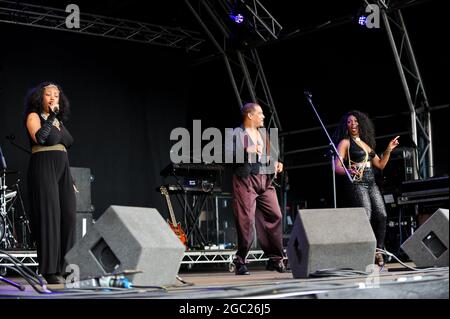 Odyssey se présentant au Clumber Park 80s Festival Banque D'Images