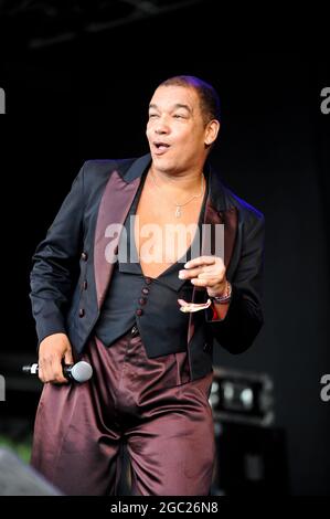 Odyssey se présentant au Clumber Park 80s Festival Banque D'Images