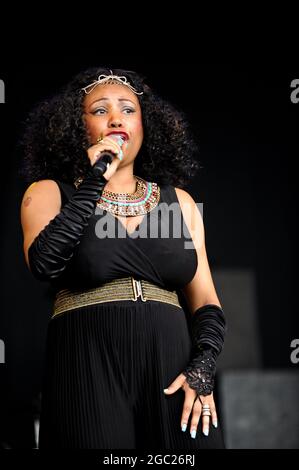 Odyssey se présentant au Clumber Park 80s Festival Banque D'Images