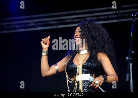 Odyssey se présentant au Clumber Park 80s Festival Banque D'Images