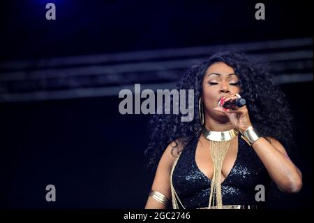 Odyssey se présentant au Clumber Park 80s Festival Banque D'Images