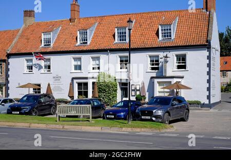 the hoste arms, marché de burnham, nord de norfolk, angleterre Banque D'Images