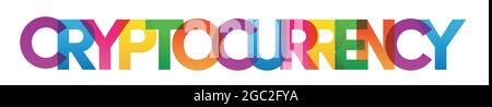 Illustration du vecteur de mot BLOCKCHAIN. Texte arc-en-ciel coloré. Bannière vectorielle. Concept d'entreprise. Texte dégradé. Lettres de transparence. Illustration vectorielle Illustration de Vecteur
