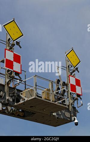 MULHOUSE, FRANCE, 26 juin 2021 : la Cité du train, anciennement Musée du chemin de fer français, est le plus grand musée ferroviaire d'Europe, avec m Banque D'Images