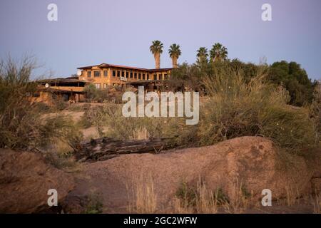 Augrabies Falls Rest Camp, parc national d'Augrabies Falls, Afrique du Sud Banque D'Images