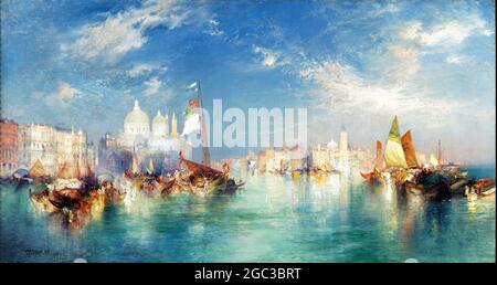 Venise par Thomas Moran (1837-1926), huile sur toile, 1898 Banque D'Images