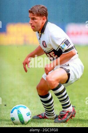 Chris Armas jouant pour le MLS Chicago Fire en 1999 Banque D'Images