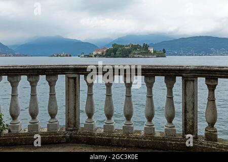 Lac, Isola Bella, Stresa, Lac majeur, Piémont, Italie Banque D'Images