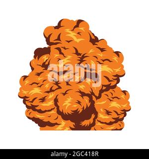 dessin animé vectoriel de bombe, illustration vectorielle Illustration de Vecteur