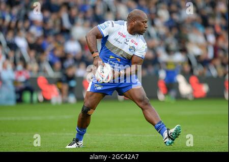 Leeds, Royaume-Uni. 6 août 2021 - Robert Lui (6) de Leeds Rhinos en action pendant la Ligue de rugby Betfred Super League Leeds Rhinos vs Castleford Tigers au stade Emerald Headingley, Leeds, Royaume-Uni Dean Williams Credit: Dean Williams/Alay Live News Banque D'Images