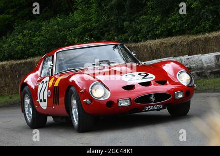 Mario Andretti, Annette Mason, Nick Mason, Holly Mason-Franchitti, Ferrari 250 GTO, Grands All-coovers - Roger Penske, le Maestros - Motorsport's GRE Banque D'Images