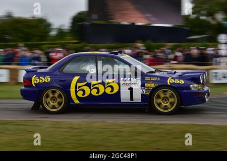 Jimmy McRae, Subaru Impreza, les grands All-coovers - ProDrive, les Maestros - les grands All-coovers de Motorsport, Goodwood Festival of Speed, Goodwood House Banque D'Images