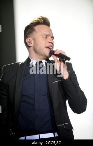 Olly murs se produit en direct au Sheffield Arena Banque D'Images