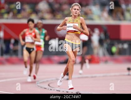 Tokyo, Japon. 07e août 2021. Athlétisme : Jeux Olympiques, 10 000 m, femmes : Konstanze Klosterhalmen d'Allemagne en action. Credit: Oliver Weiken/dpa/Alay Live News Banque D'Images