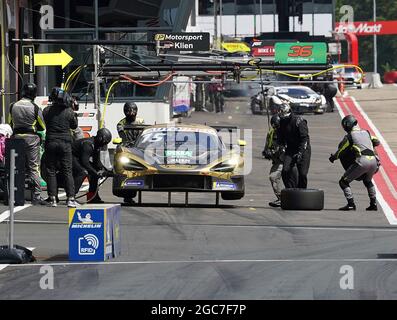 Zolder, Belgique. 07e août 2021. 7 août 2021, circuit Zolder, Zolder, DTM 2021, Zolder, 6 - 8 août 2021, dans la photo stand stop par Christian Klien (AUT # 15), JP Motorsport crédit: dpa/Alay Live News Banque D'Images