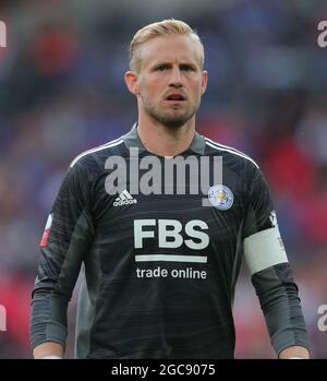 KASPER SCHMEICHEL LEICESTER CITY FC Banque D'Images