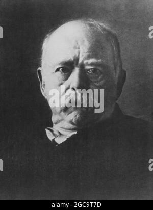 Une photo d'Otto von Bismarck Banque D'Images