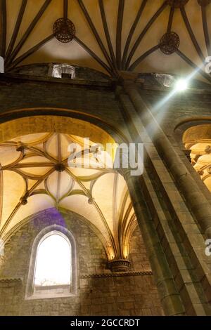 Cathédrale Saint-Pierre l'Apôtre. Commencé au XIe siècle. Style roman. Jaca. Province de Huesca. Espagne Banque D'Images