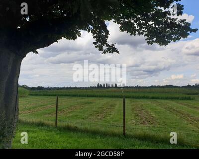 Zone de protection du paysage à Mülheim, Allemagne Banque D'Images