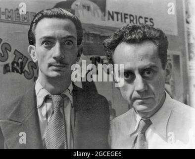 Carl Van Vechten portrait de Man Ray et Salvador Dali, Paris Banque D'Images