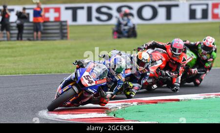 Autodrom Most, Most, République Tchèque, 08 août 2021, 54 Toprak Razgatlioglu pendant la République Tchèque - FIM Superbike World Championship 2021 - course 2, World Superbike - SBK - photo Otto Moretti / LM Banque D'Images