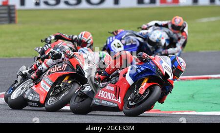 Autodrom Most, Most, République Tchèque, 08 août 2021, 91 Leon Haslam pendant la République Tchèque - FIM Superbike World Championship 2021 - Race 2, World Superbike - SBK - photo Otto Moretti / LM Banque D'Images