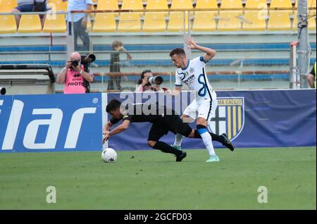 Ivan Perisic (FC Internazionale) lors du match de football pré-saison entre Parme Calcio et FC Internazionale le 8 août 2021 au stade Ennio Tardini à Parme, Italie - photo Nderim Kacili / DPPI Banque D'Images