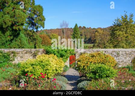 Jardins en automne, Chartwell House, Westerham, Kent, Angleterre, Royaume-Uni Banque D'Images