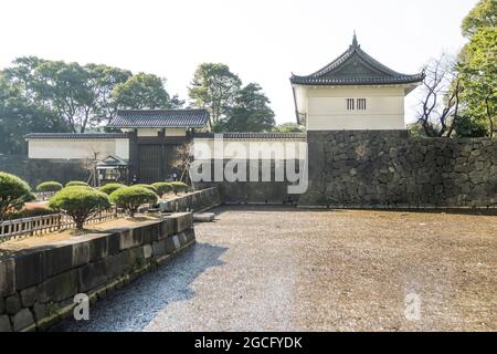 OTE-mon du château d'Edo à Tokyo Banque D'Images