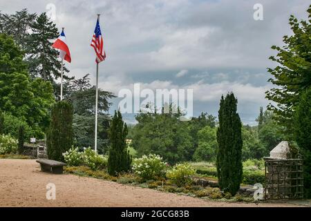 France, haute Loire, Département, Chevaniac, Château Chevaniac-Lafayette, Banque D'Images