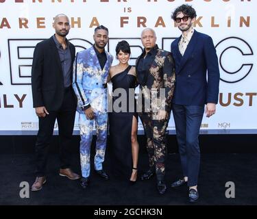 Los Angeles, États-Unis. 08 août 2021. WESTWOOD, LOS ANGELES, CALIFORNIE, États-Unis - AOÛT 08 : Diane Guerrero arrive à la première de « respect » de MGM à Los Angeles, qui s'est tenue au Regency Village Theatre le 8 août 2021 à Westwood, Los Angeles, Californie, États-Unis. (Photo de Xavier Collin/image Press Agency/Sipa USA) crédit: SIPA USA/Alay Live News Banque D'Images